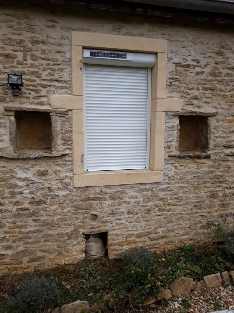 Pose de volet roulant