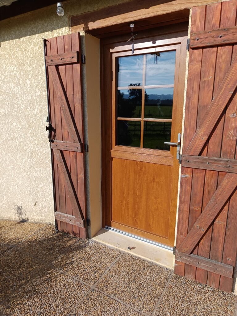 Installation porte d'entrée 